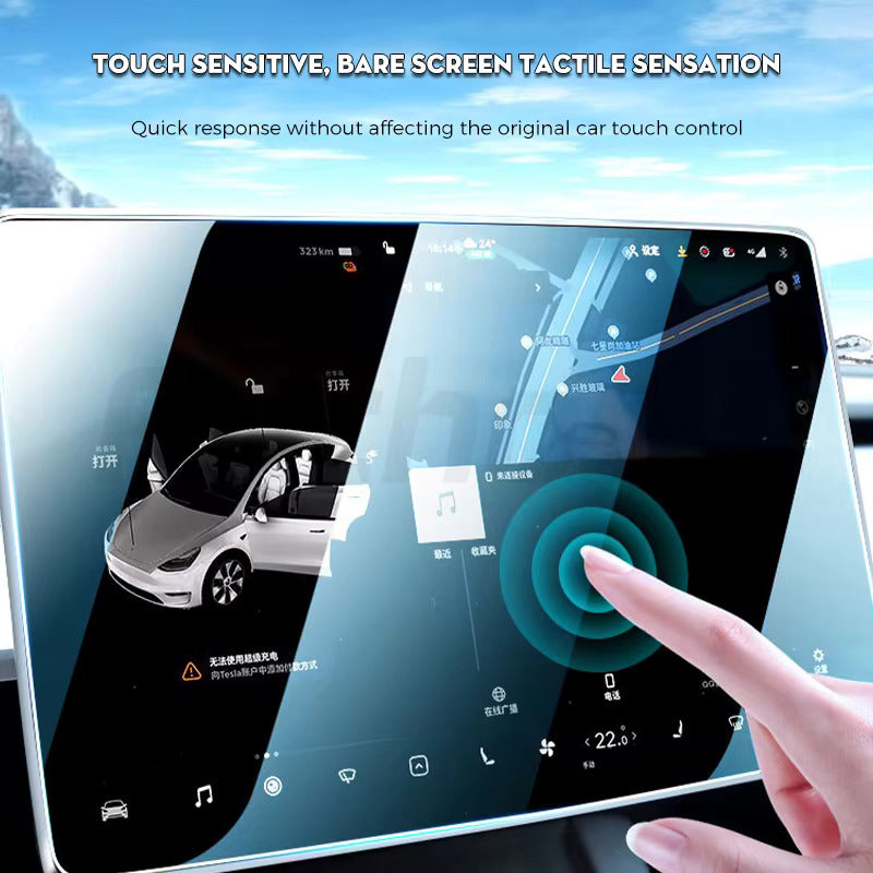 Futhope Tempered Glass Screen Protector for Tesla Model 3 Highland Y (2021-2024)