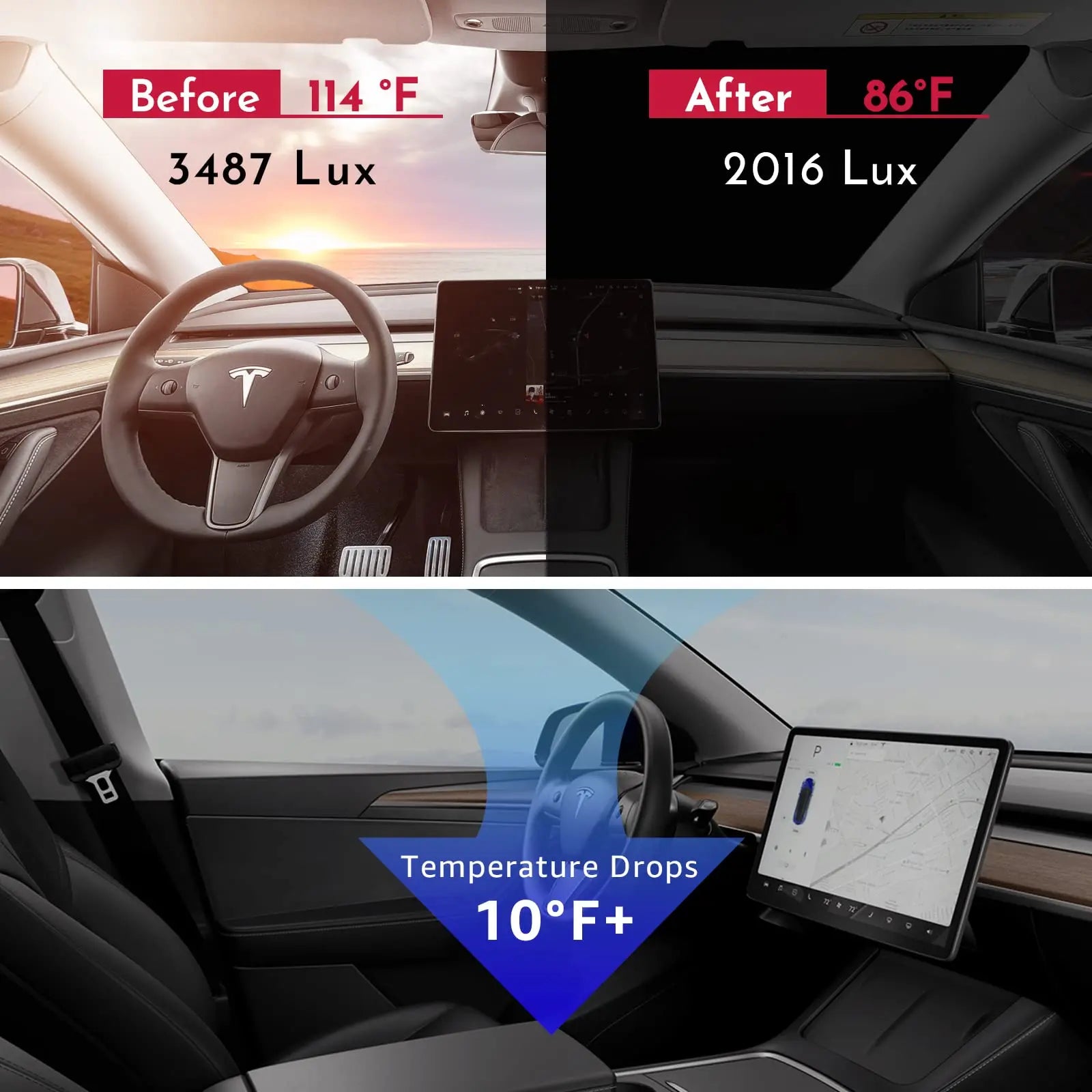 Tesla Folding Front Window