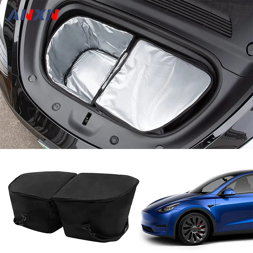 For Tesla Model Y 3 Highland Frunk Cooler Organizer Insulation Bag Front Trunk Storage Insulated Cooler Bag for Tesla Y 3