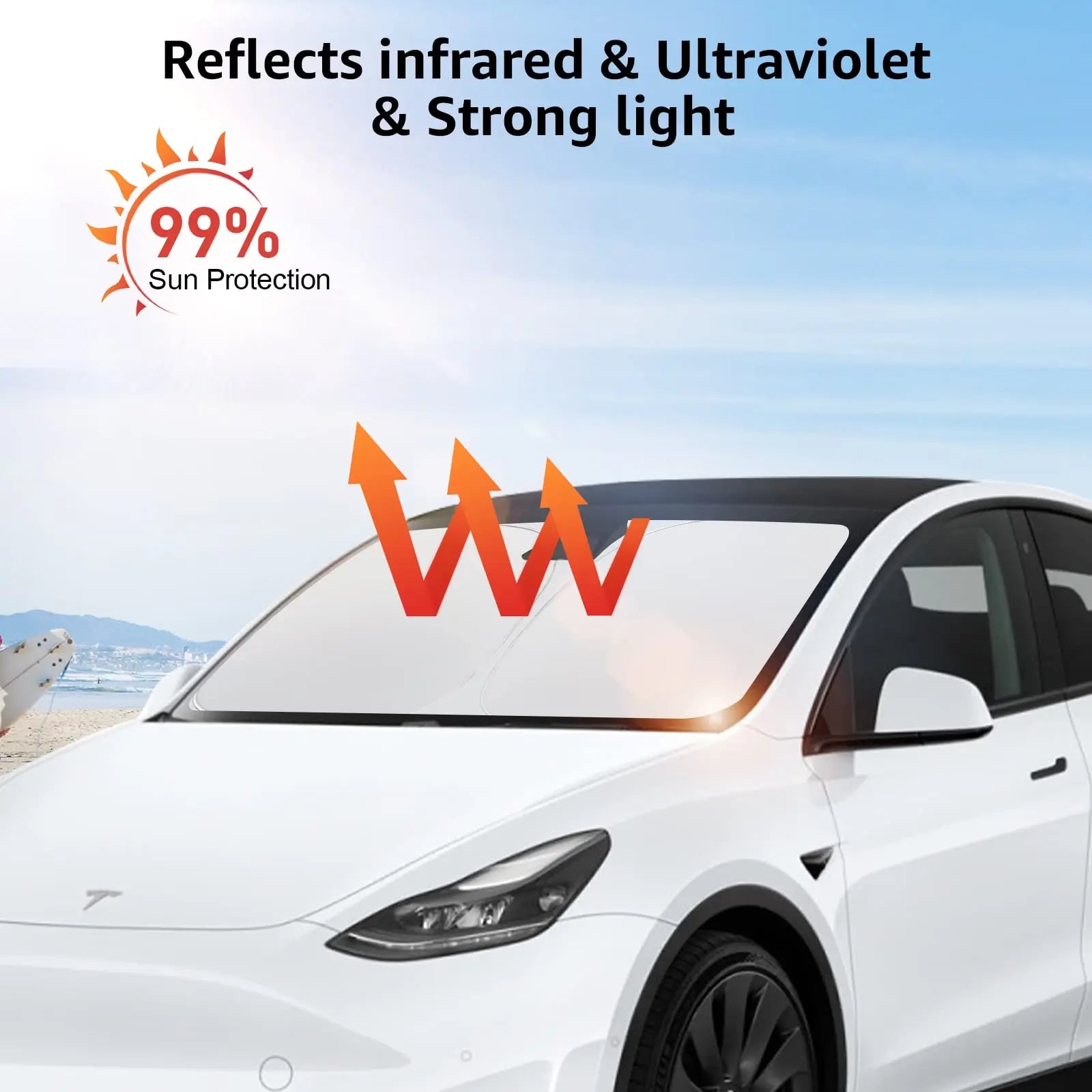 Tesla Folding Front Window